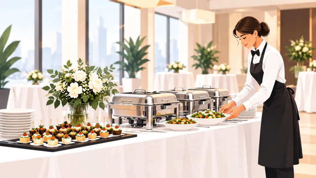 Servicekräfte Deutschland bei einem Catering-Event