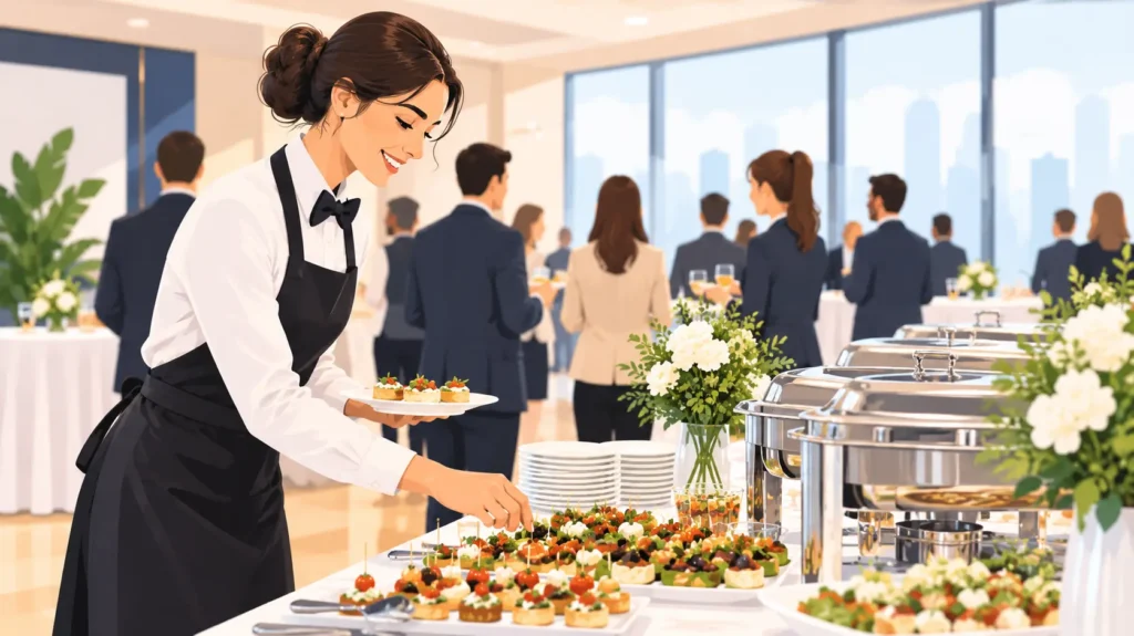 Servicekräfte Deutschland bei einem Catering-Event